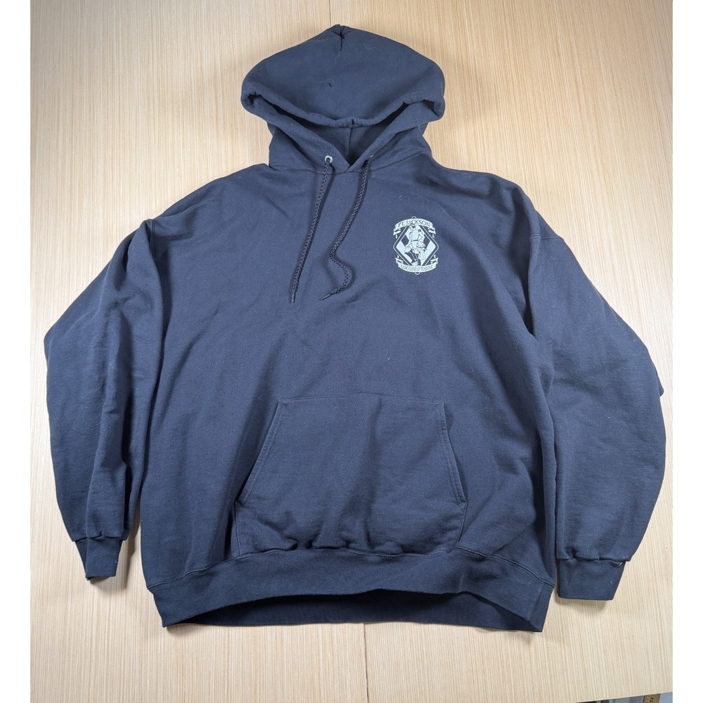 Hanes Hoodie Mens XL(46-48) Black Graphic Fort Jackson Basic Combat Training